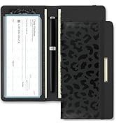 Kakurookie Letter Checkbook Cover, RFID Blocking Checkbook, Stylish, Lightweight, Slim Durable, M...