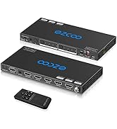 HDMI Matrix ARC 4 In 2 Out 4K HDR EDID 4K7.1/5.1/COPY Switch with SPDIF L/R Audio Extractor - Dow...