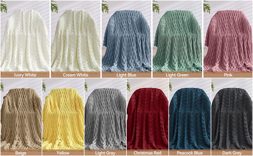 knitted weighted blanket