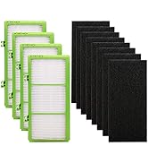 Colorfullife 4 True HEPA + 8 Pre Filter Compatible With Holmes AER1 Allergen Remover Filter, Repl...