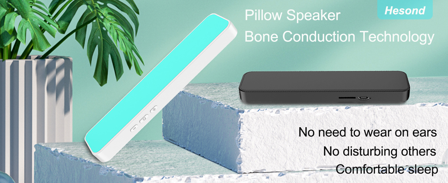 Bone Conduction Pillow Speaker