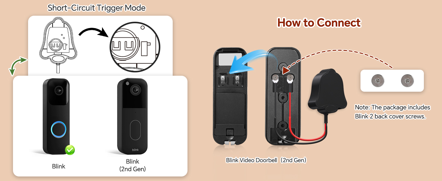 Blink doorbell chime