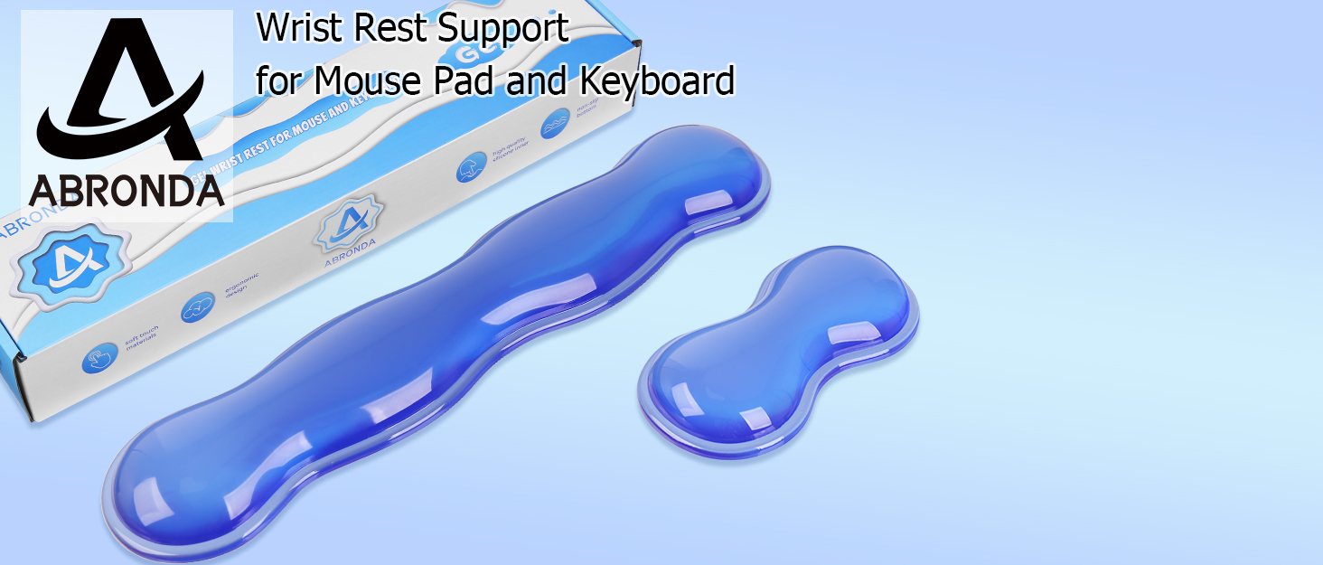 Wrist Rest Support for Mouse Pad and Keyboard