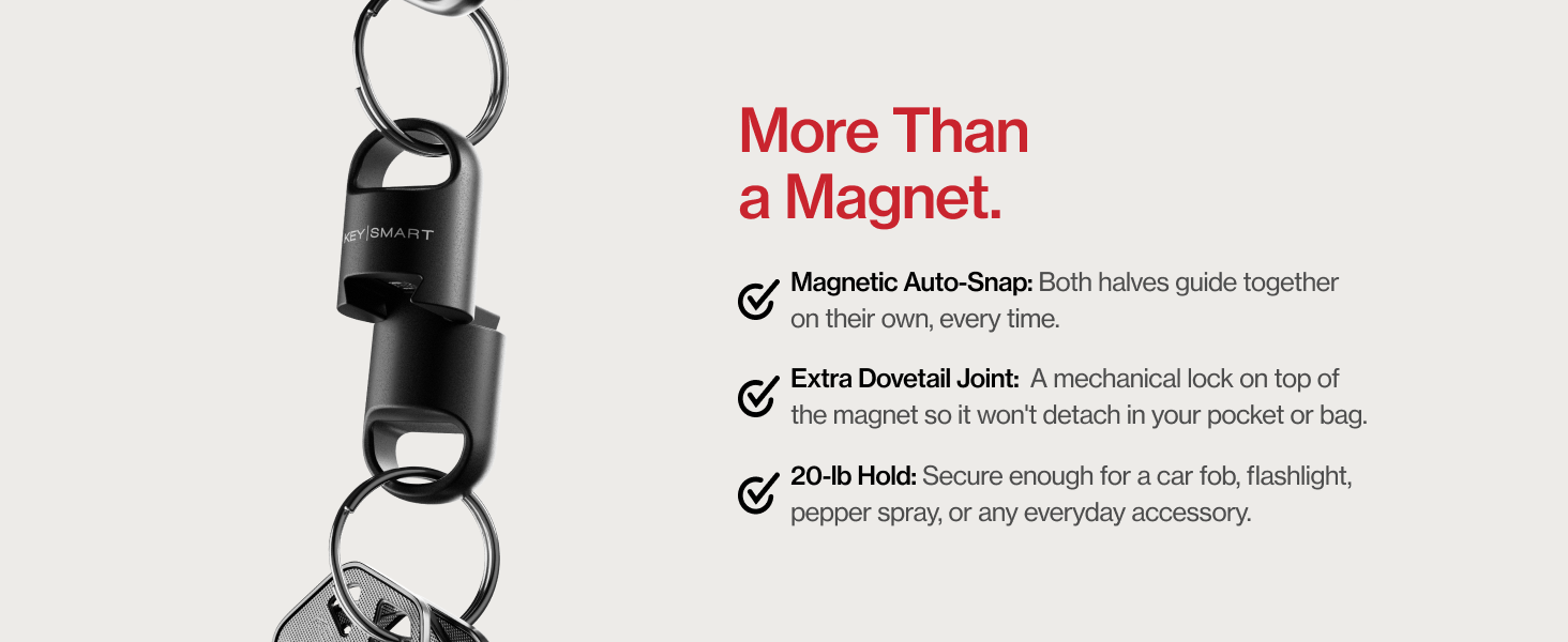 magnetic keychain key holder