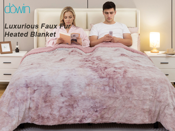 Faux Fur Electric Blankets