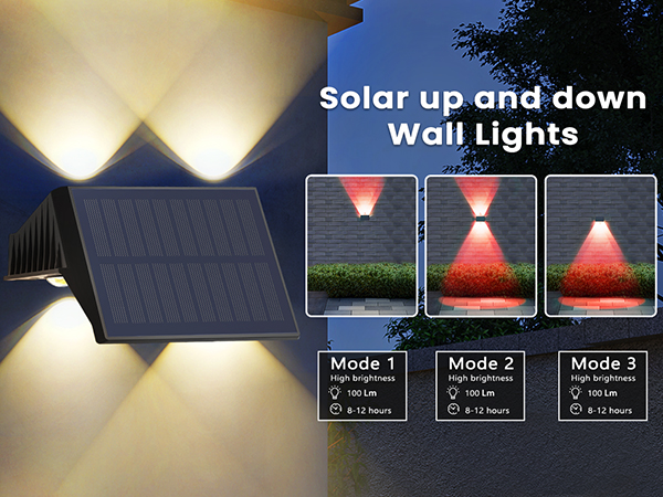 IIRARA Solar Fence Lights