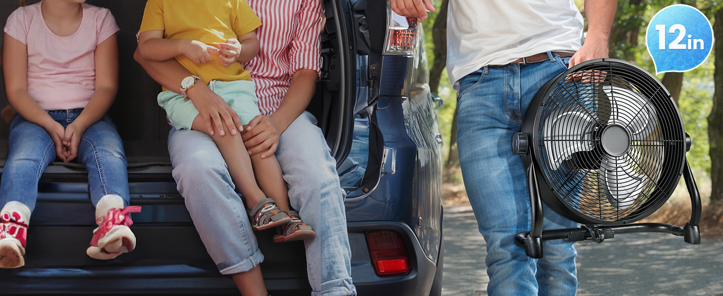 Air Choice 12&amp;#34; Battery Powered Fan