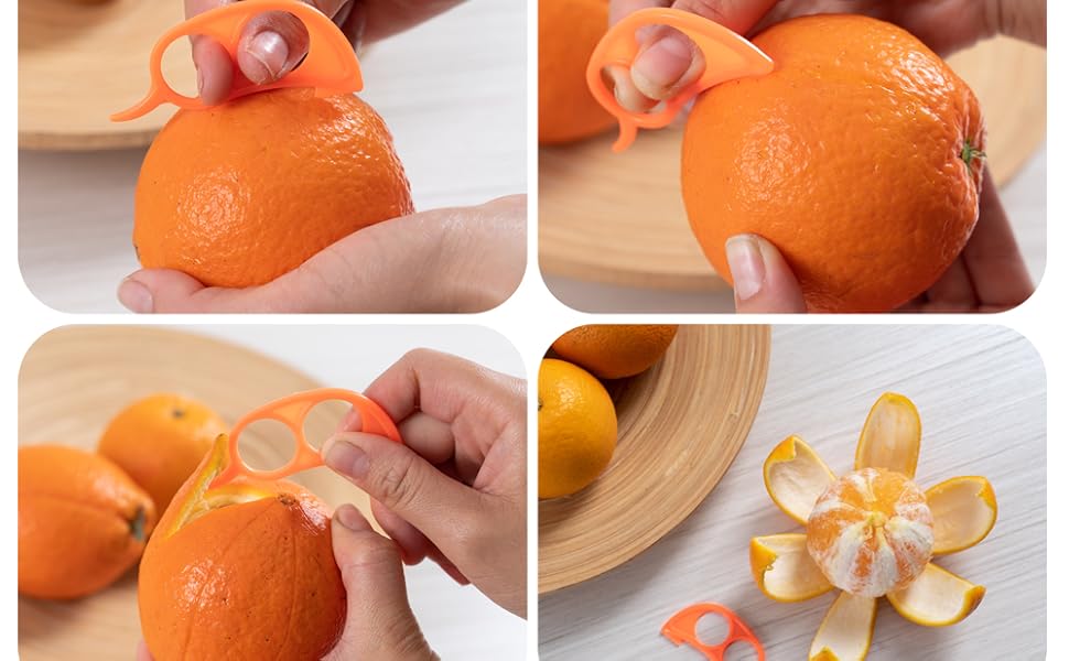 how to use the orange peeler