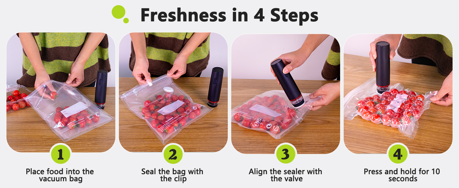 How to use a vacuum sealer