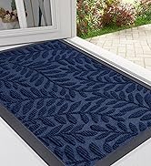 OLANLY Door Mat Indoor Outdoor Entrance, 29.5x17, Waterproof All-Weather All-Season Doormat, Stur...