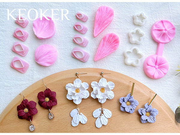 petal clay cutters