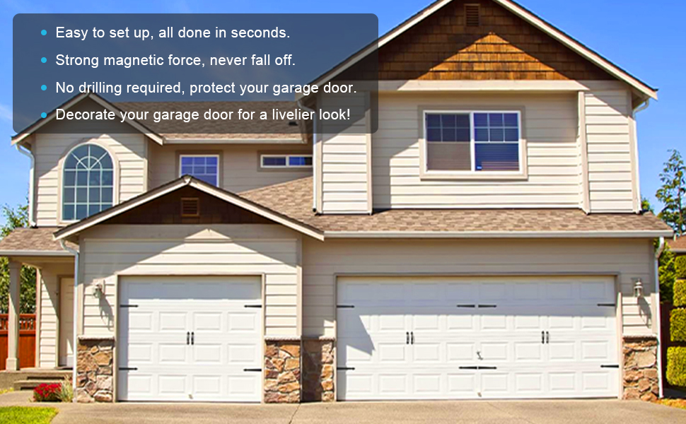 garage door hardware kit decorative magnetic