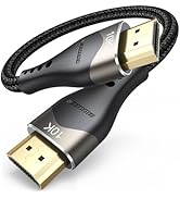 DIOOEER 10K 8K Short HDMI Cable 6 inch, 48Gbps Ultra High Speed Small HDMI Cable 0.5FT HDMI Cord ...
