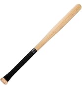 Tebery Wooden Baseball Bat Solid, 29 Inch Softball Bat for Practice, Home Self Defense Bat for Ca...