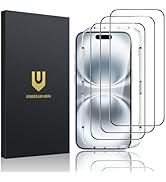 UNBREAKcable Screen Protector for iPhone 16 Plus/15 Plus [3-Pack] Full Coverage Double Shatterpro...