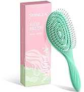 SHINLEA Detangle Hair Brush Anti Tangle Hair Brush, Detangling Wet &amp; Dry Hair Brush Spiral Hairbr...