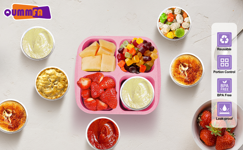The QUMMFA salad dressing container to go