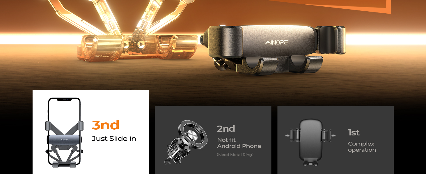 car vent phone mount for car phone holder mount air vent hook phone holder for car mount