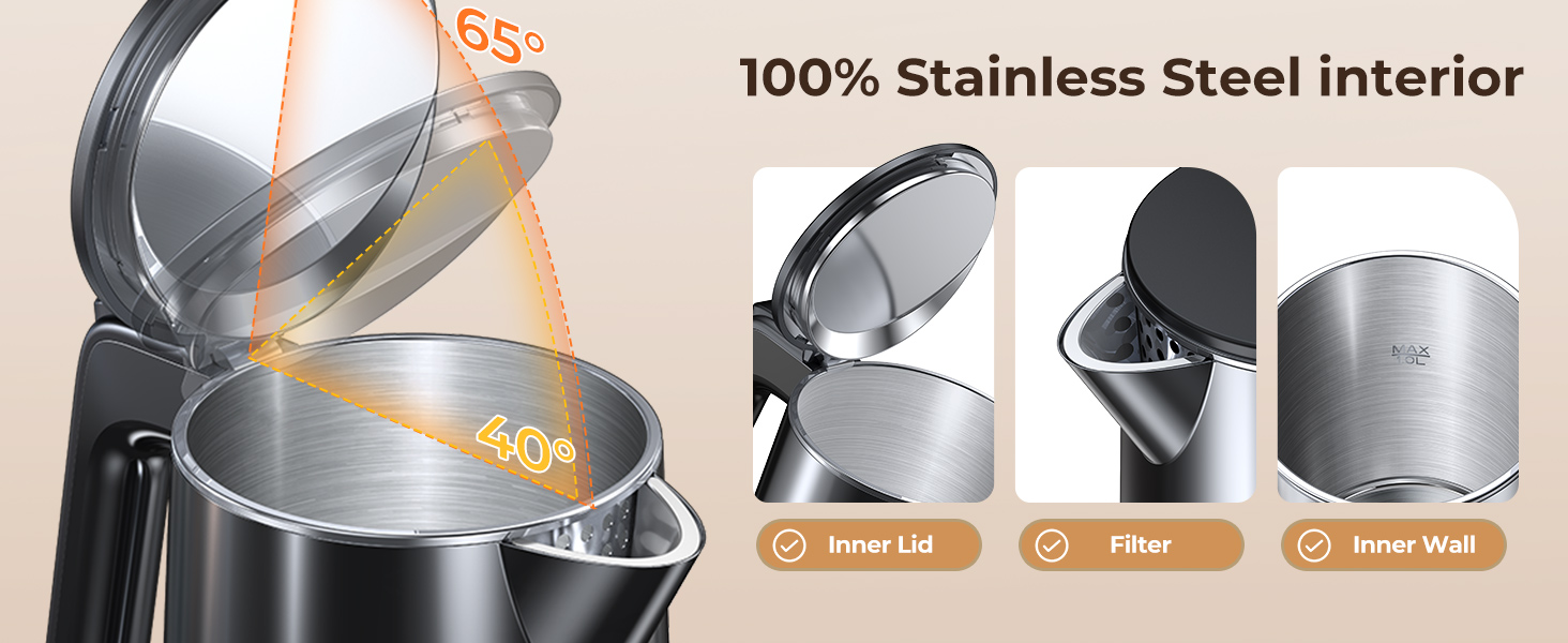 stainless steel tea kettle