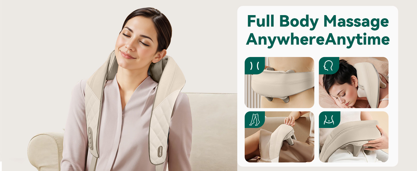 Shiatsu Back Massager Pillow