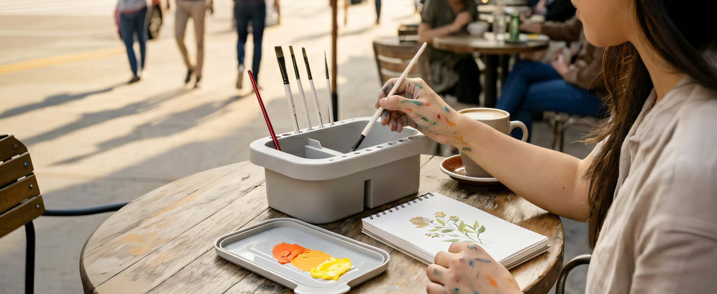 Paint Brush Storage Organizer