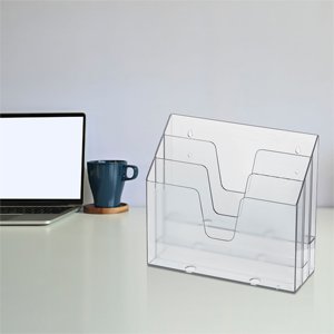 pocket display brochure wall mount hanging pamphlets folders file holder desktop portrait wall mount