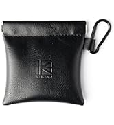 1 Pack KBEAR BP01 Plus IEM Case, KZ ZS10 PRO in Ear Monitor Earphone Storage Case, PU Leather Wat...