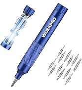 WORKPRO 24-in-1 Precision Screwdriver Sets, Pen Style Manual Screwdriver, 24 pcs Tough S2 Steel S...