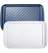 LEHAHA Grilling Prep and Serve Trays, Melamine BBQ Tray for Raw and Cooked Food, Prep and Serving...