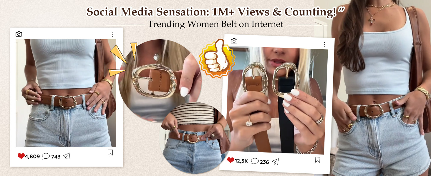 women belts for ladies