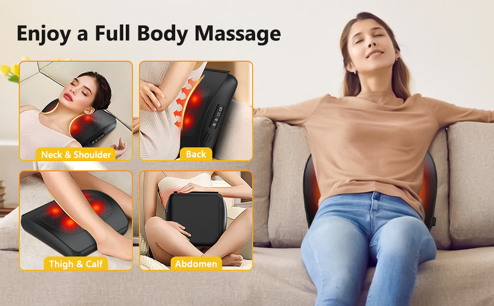 Deep Tissue Kneading Back Massager