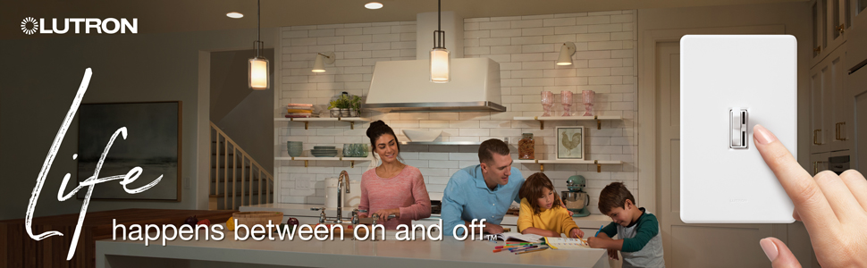 Lutron dimmer switch, LED dimmer switch, LEDs, LED bulb, light control, slide dimmer, Caseta,toggler