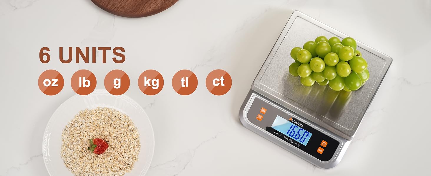 Atogou Commercial Digital Kitchen Scale