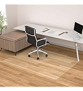 Chair Mat for Hardwood Floor, 44” x 58” Large Office Chair Mats, Clear Floor Protector Mat for Of...