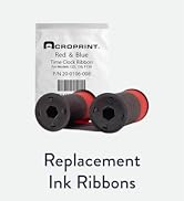 Acroprint 20-0106-002 Standard 125/150 Blue Ribbon, Blue Time Clock Ribbon For Use With Model 125...