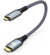 ZeniKon 4K Micro HDMI to Mini HDMI Cable 1FT for Raspberry Pi 5/4 Camera to Portable Monitor, Hig...