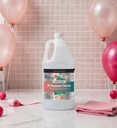 Geranium mint bottle on birthday table