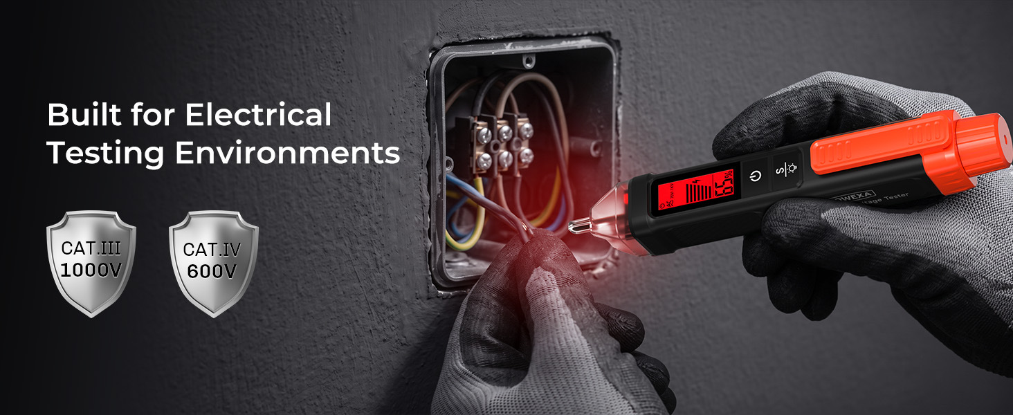 YOWEXA CC3230 with CAT III 1000V and CAT IV 600V ratings for AC testing.