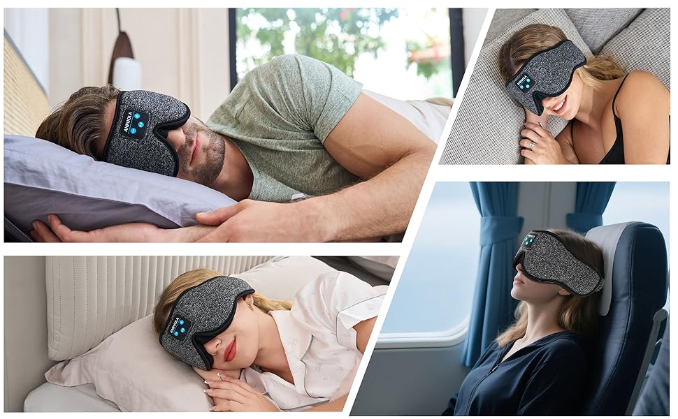 sleep mask Bluetooth, headphones sleep mask, sleep headphones wireless