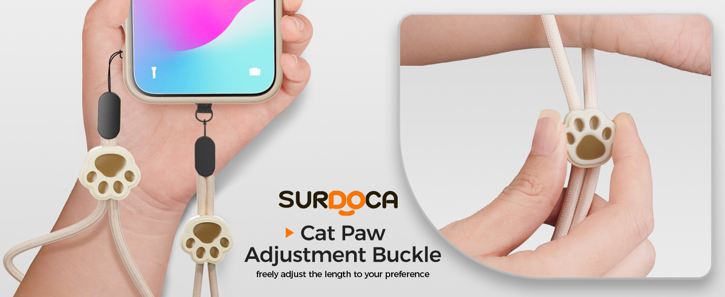 Cat paw phone Lanyard