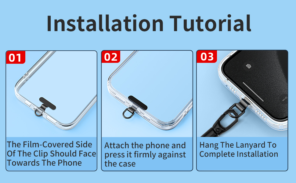 Mini Metal Phone Tether Tab for iPhone