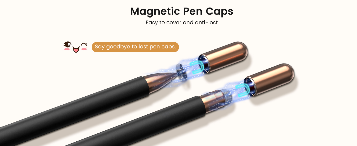 Magnetic Pen Caps