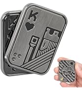 ITOKEY Fidget Toys Adults, Poker Card Fidget Toy, Metal Fidget Slider to Relieve Anxiety and Stre...