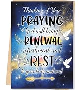 FANCYLUCKY Christian Get Well Soon Card for Women Men, Religious Get Well Soon Gifts for Friend F...