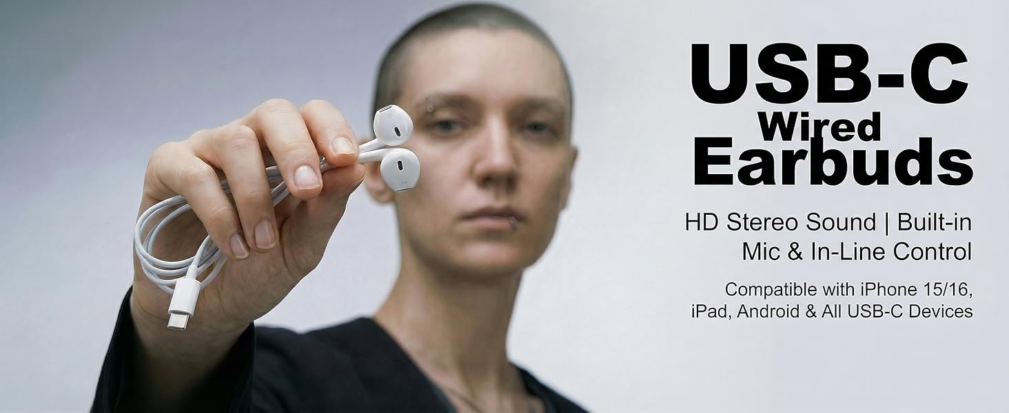 USB C Headphones for iPhone 17