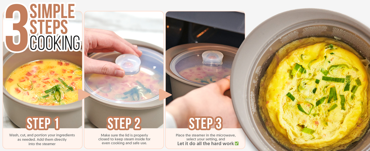microwave food steamer