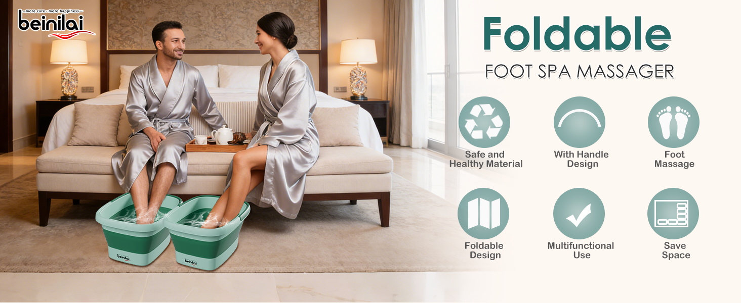 foldable foot spa massager