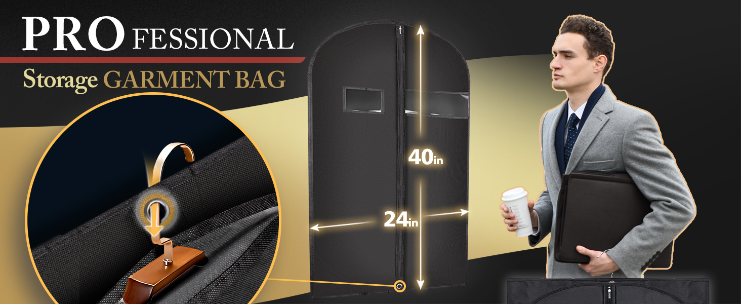 garment storage bags for hanging clothes
