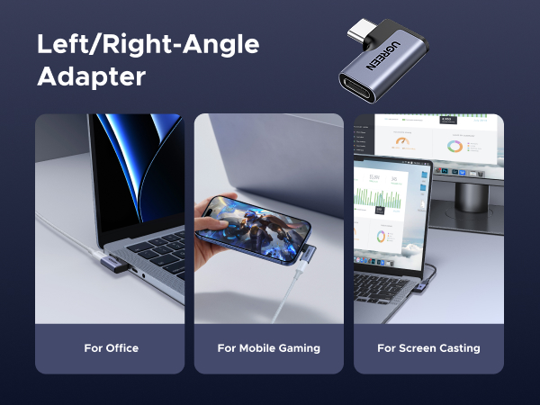 Right Angle USB-C Adapter