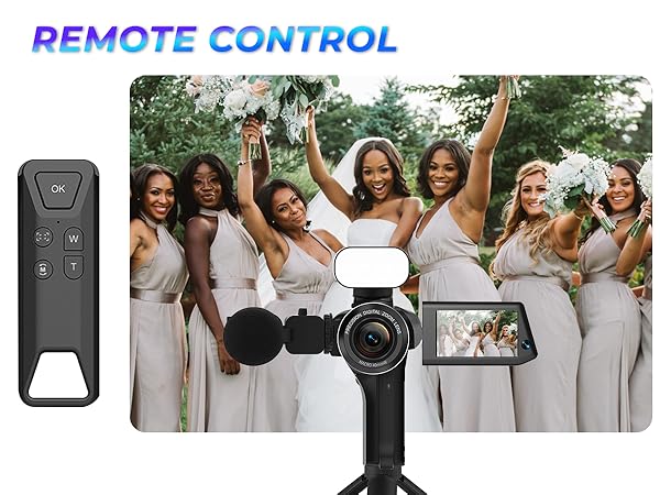 4k digital camera photography camcorder video camera remote control